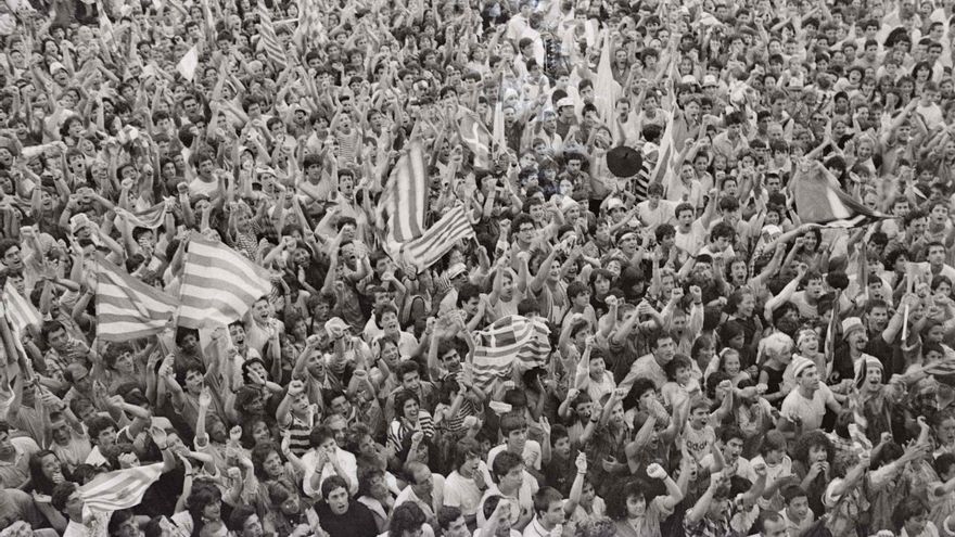 Donostia, 1987: así fue el último gran homenaje masivo a la Real Sociedad tras una Copa del Rey