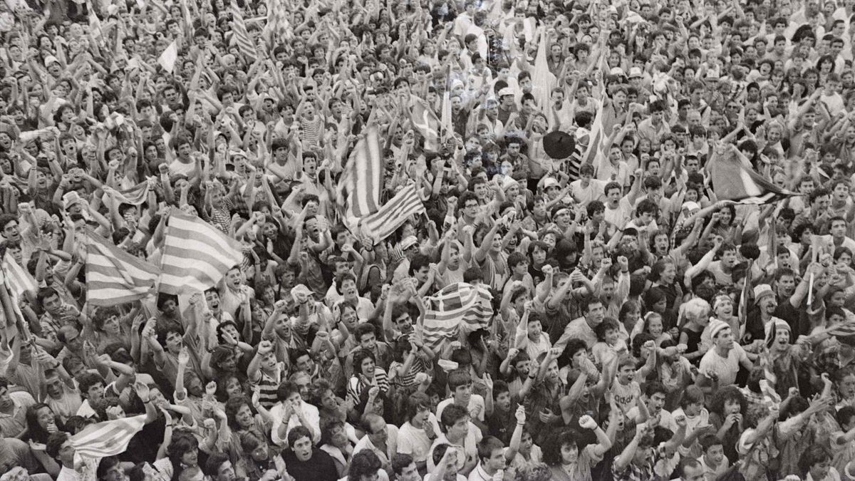 Donostia, 1987: así fue el último gran homenaje masivo a la Real Sociedad tras una Copa del Rey