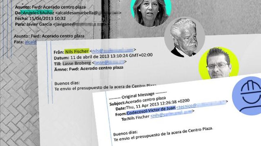 Un correo muestra al marido de la alcaldesa de Marbella participando en la adjudicación de obras