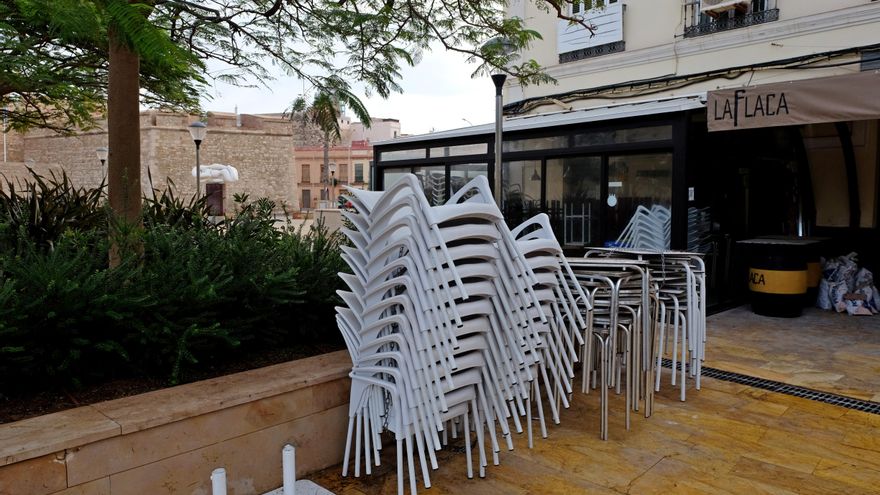 El centro urbano de Melilla.