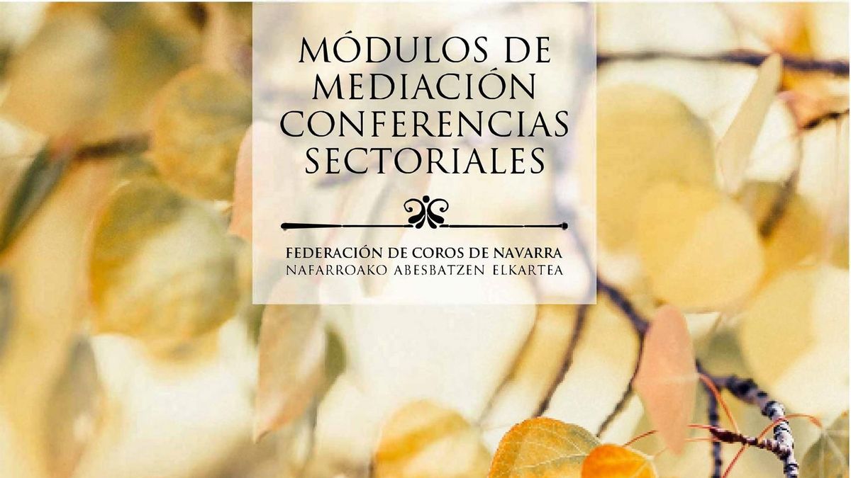 La Federación de Coros de Navarra organiza conferencias sobre el uso de la voz de la mano de la soprano Raquel Andueza.