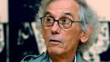 A file picture dated 23 March 2005 shows Bulgarian-born artist Christo in the museum Museo D'Arte Moderna, in Lugano, at the exhibition of Jean-Michel Basquait, Switzerland.