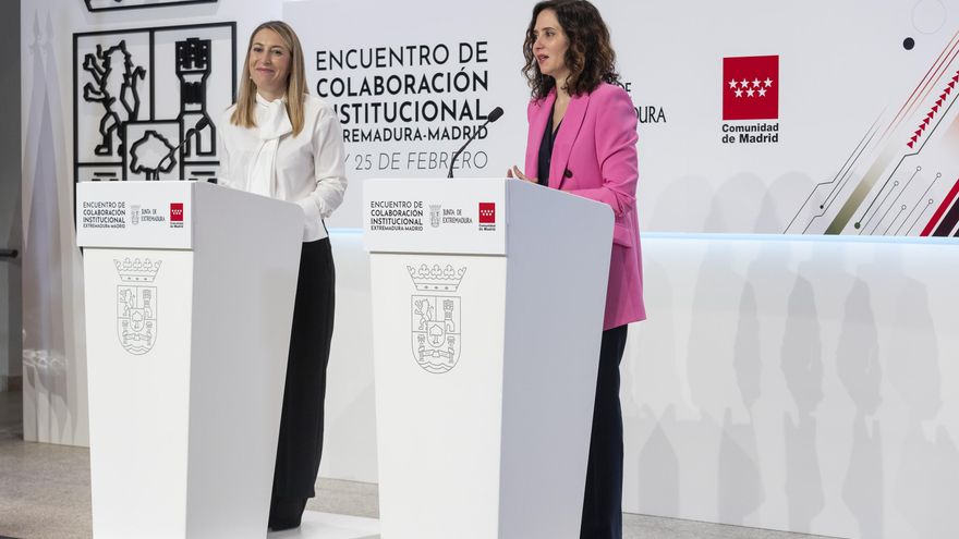 Extremadura y Madrid firman un protocolo de colaboración pero Ayuso insiste: "Lo importante es Almaraz"