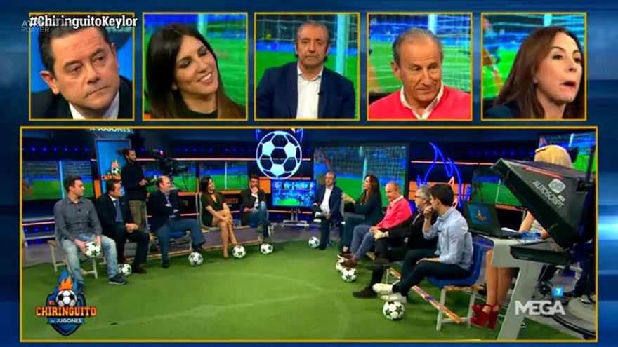 Tertulianos de 'El Chiringuito de Jugones' en Mega