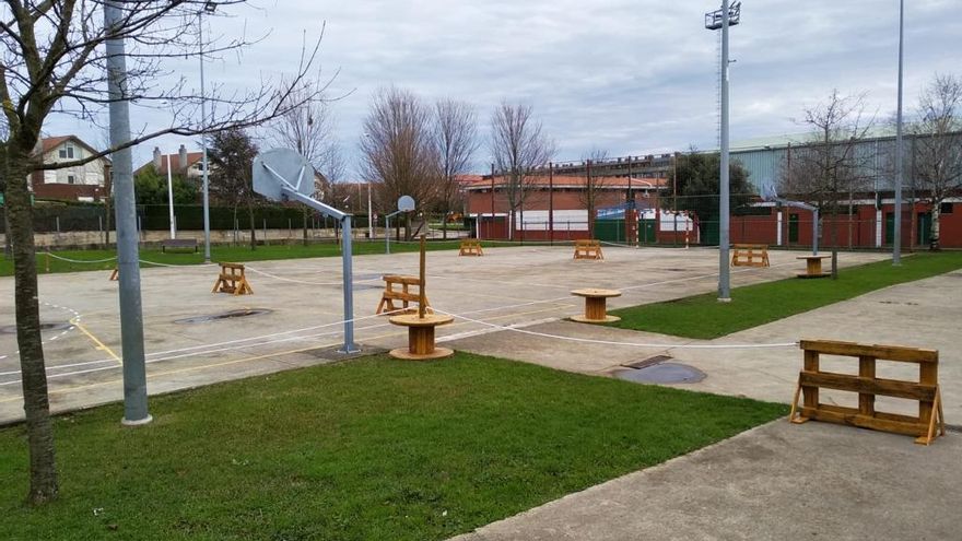 Nuevo patio del colegio Buenaventura González.