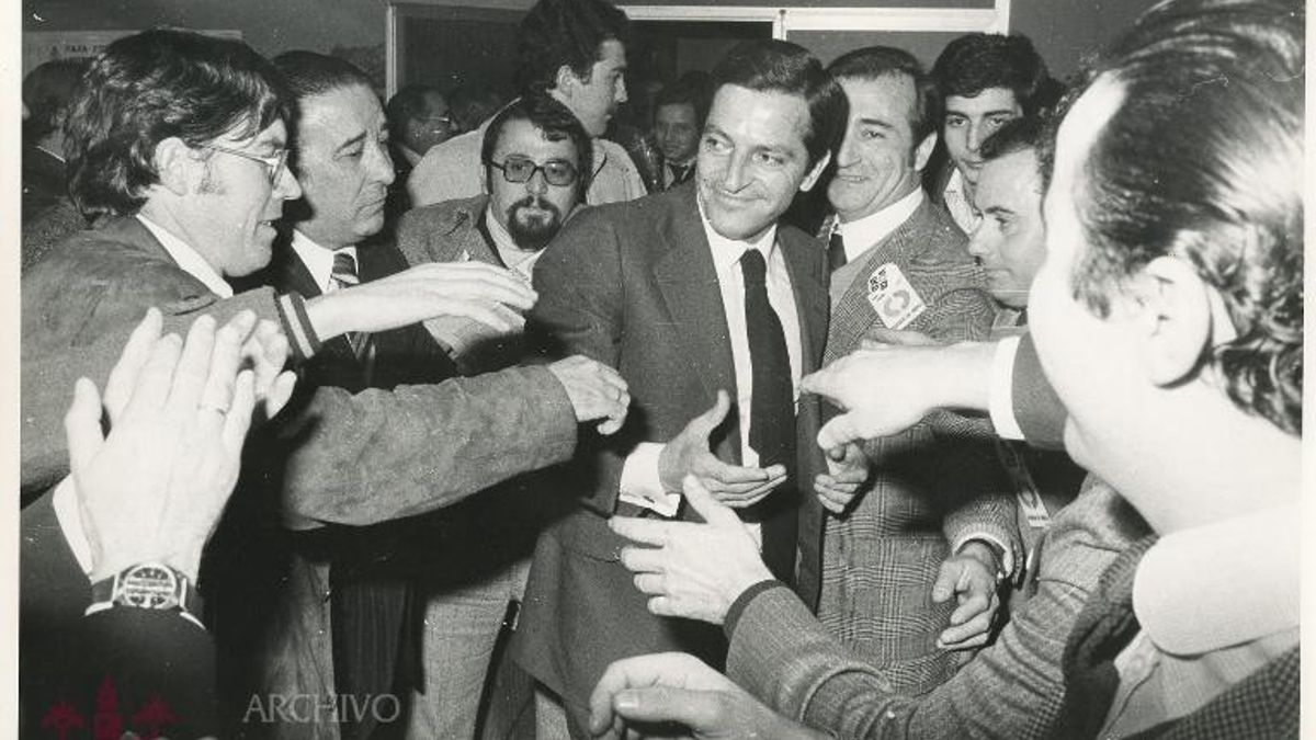 Visita de Adolfo Suárez a Córdoba.
