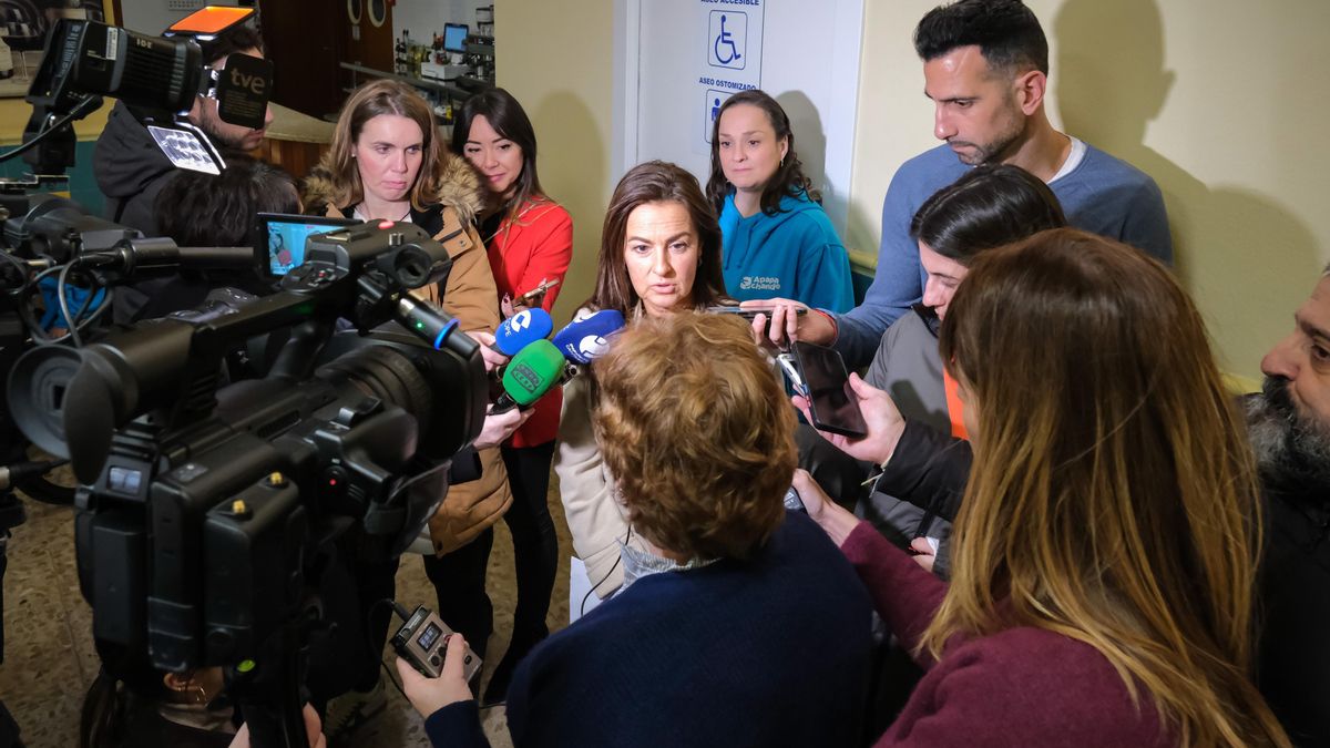 La consejera de Inclusión Social, Begoña Gómez del Río, en declaraciones a la prensa.