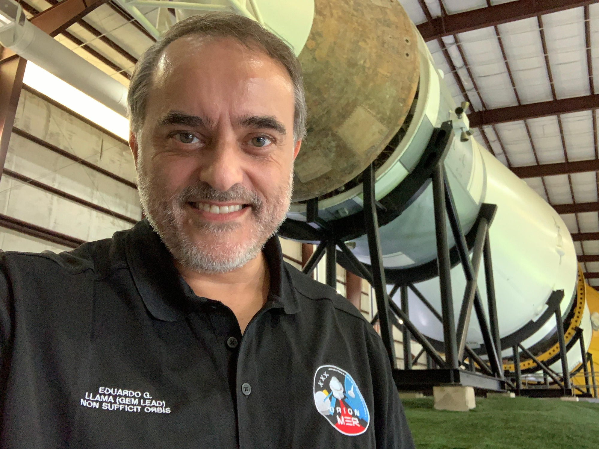 Eduardo García Llama, jefe de controladores de la NASA.