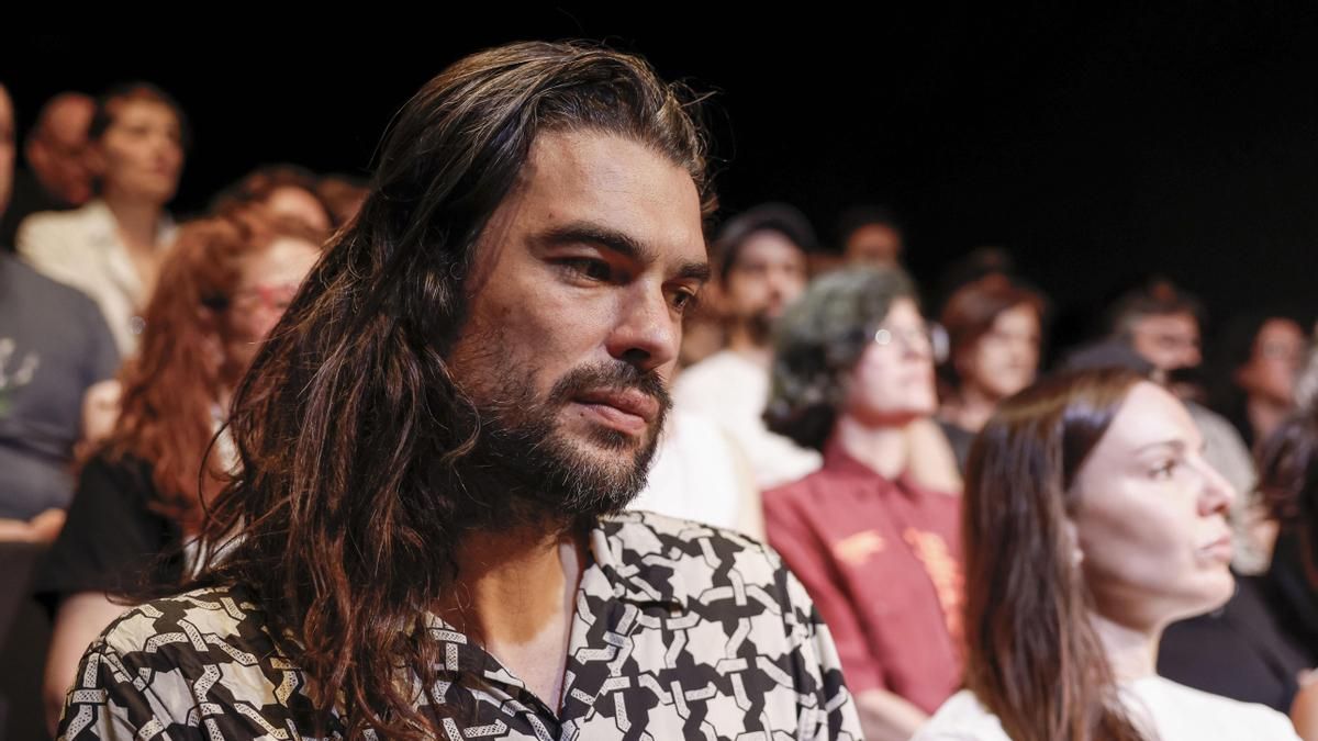 El director de cine Oliver Laxe, en la presentación de la carta