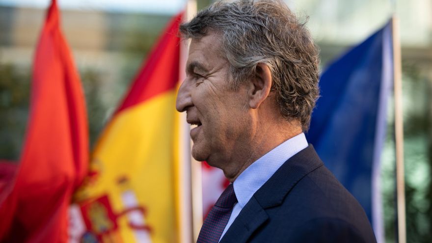 El presidente del Partido Popular, Alberto Núñez Feijóo