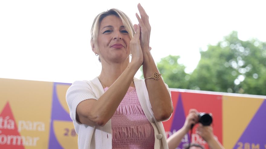 La vicepresidenta Segunda del Gobierno y Ministra de Trabajo y Economía Social, y líder de Sumar, Yolanda Díaz.