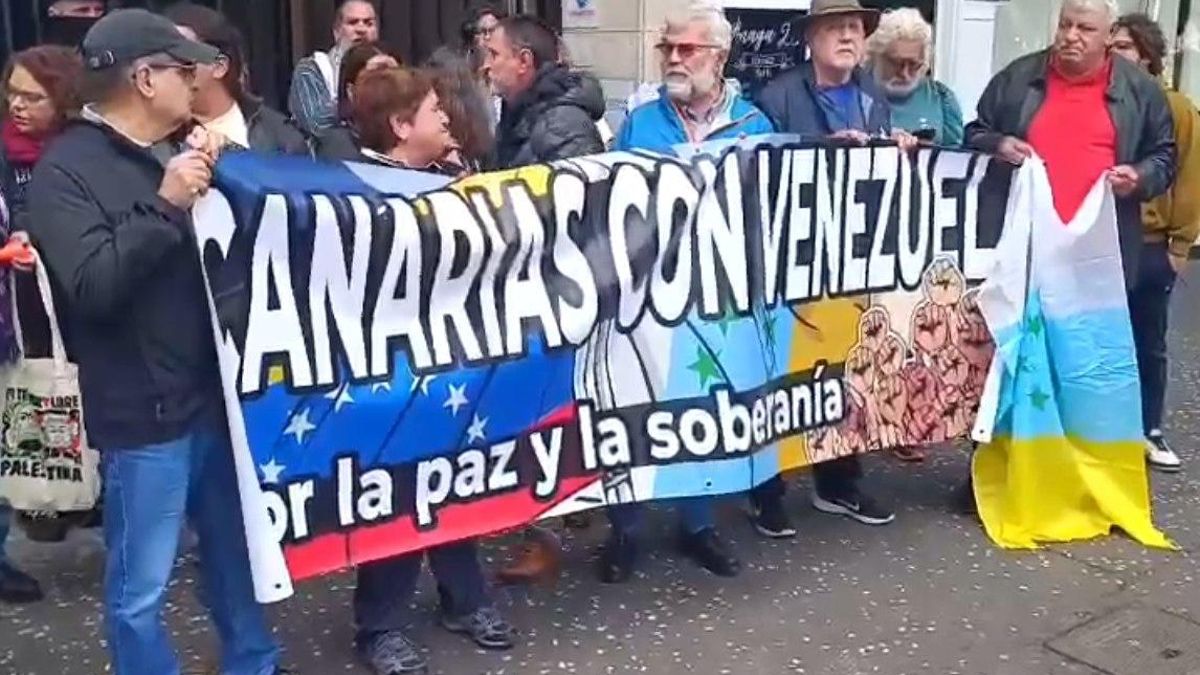 La Plataforma bolivariana de Canarias califica de "acto de guerra" el ataque de EEUU