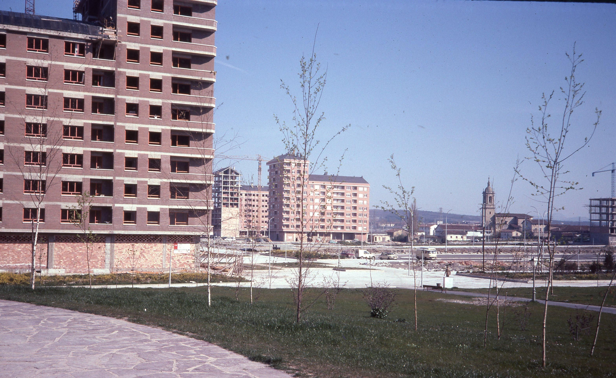 Obras del barrio de Lakua