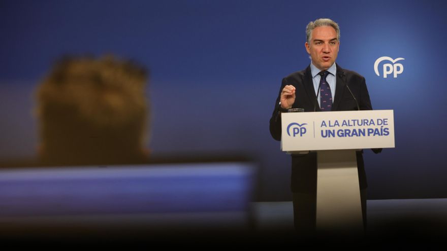 El coordinador general y director de campaña del Partido Popular (PP), Elías Bendodo