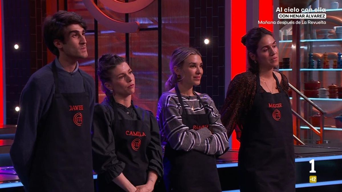 Javier, Camilla, Paloma y Maggie en 'MasterChef 14' de RTVE
