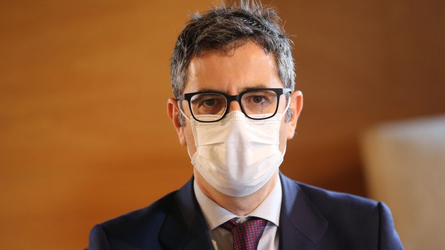 El ministro de la Presidencia, Relaciones con las Cortes y Memoria Democrática, Félix Bolaños, en una imagen de archivo.