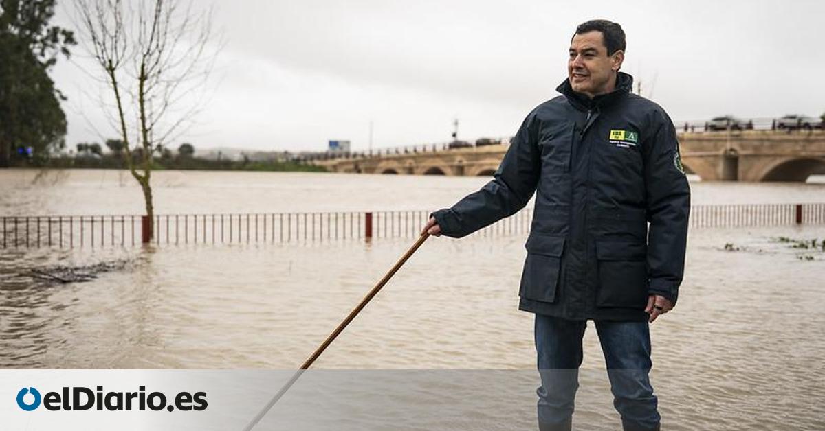 Moreno marca perfil propio en la gestión de las riadas y explota su rol institucional sin chocar con el Gobierno de Sánchez