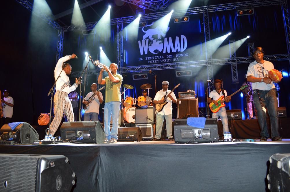 Actuación de Seun Kuti & Egypt 80 durante el Womad Fuerteventura 2014 | Iago Otero Paz