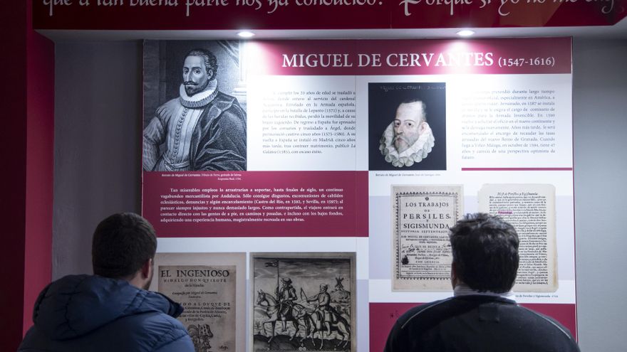 Las penalidades de Cervantes, "puesto ya el pie en el estribo"