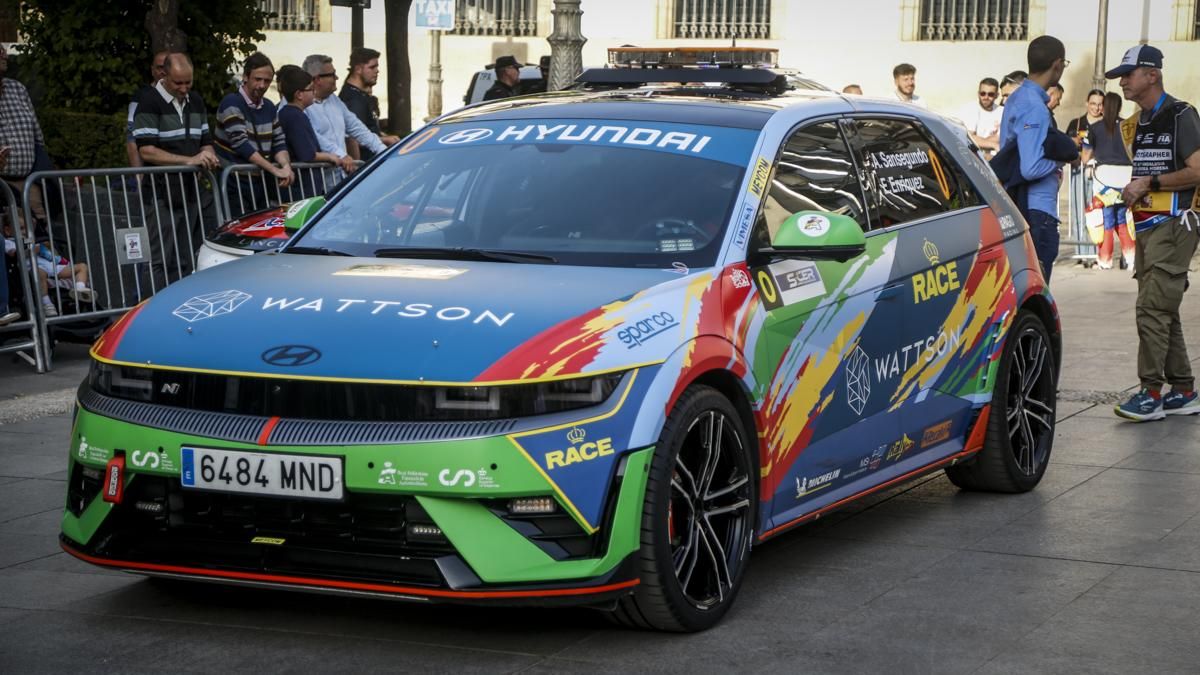 Ceremonia de salida del Rally Sierra Morena 2026