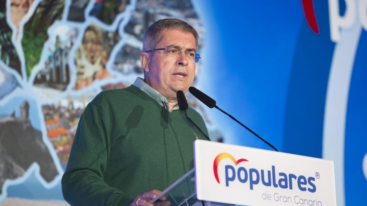 Marco Aurelio Pérez, portavoz del PP en el Cabildo de Gran Canaria