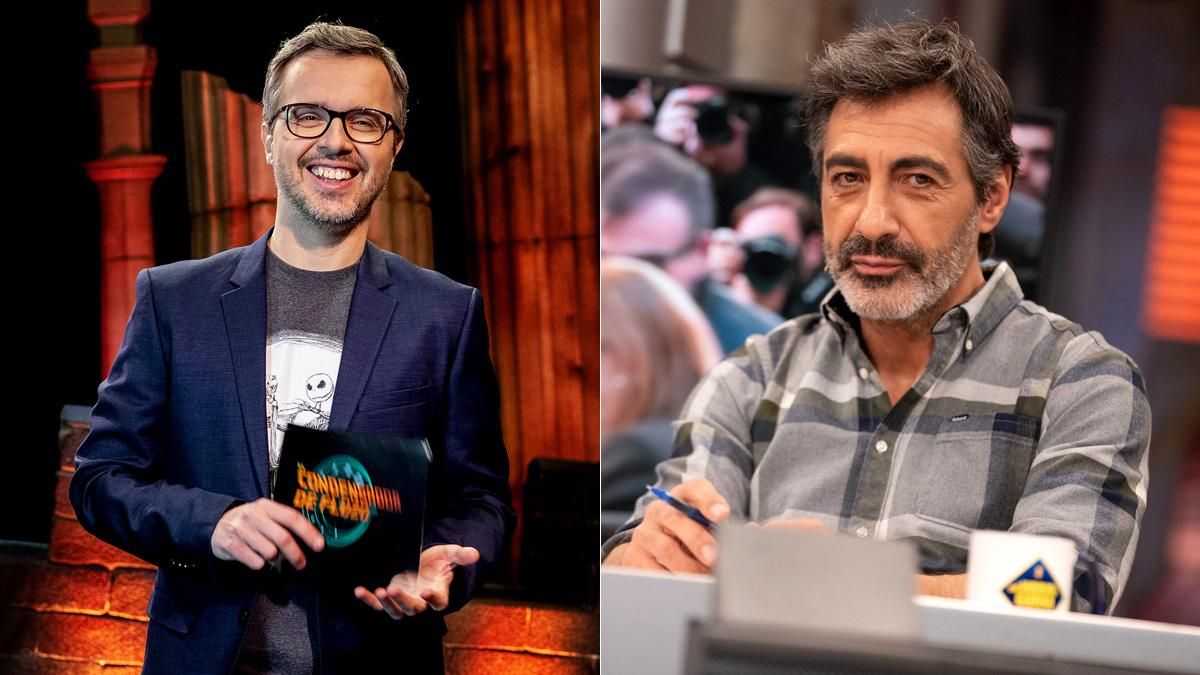 Juan Gómez Jurado en 'El condensador de fluzo' y Juan del Val en 'El Hormiguero'