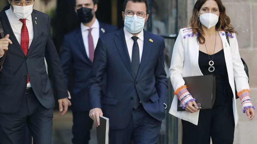 Una cena con el rey desata la primera bronca en el Govern de Aragonès