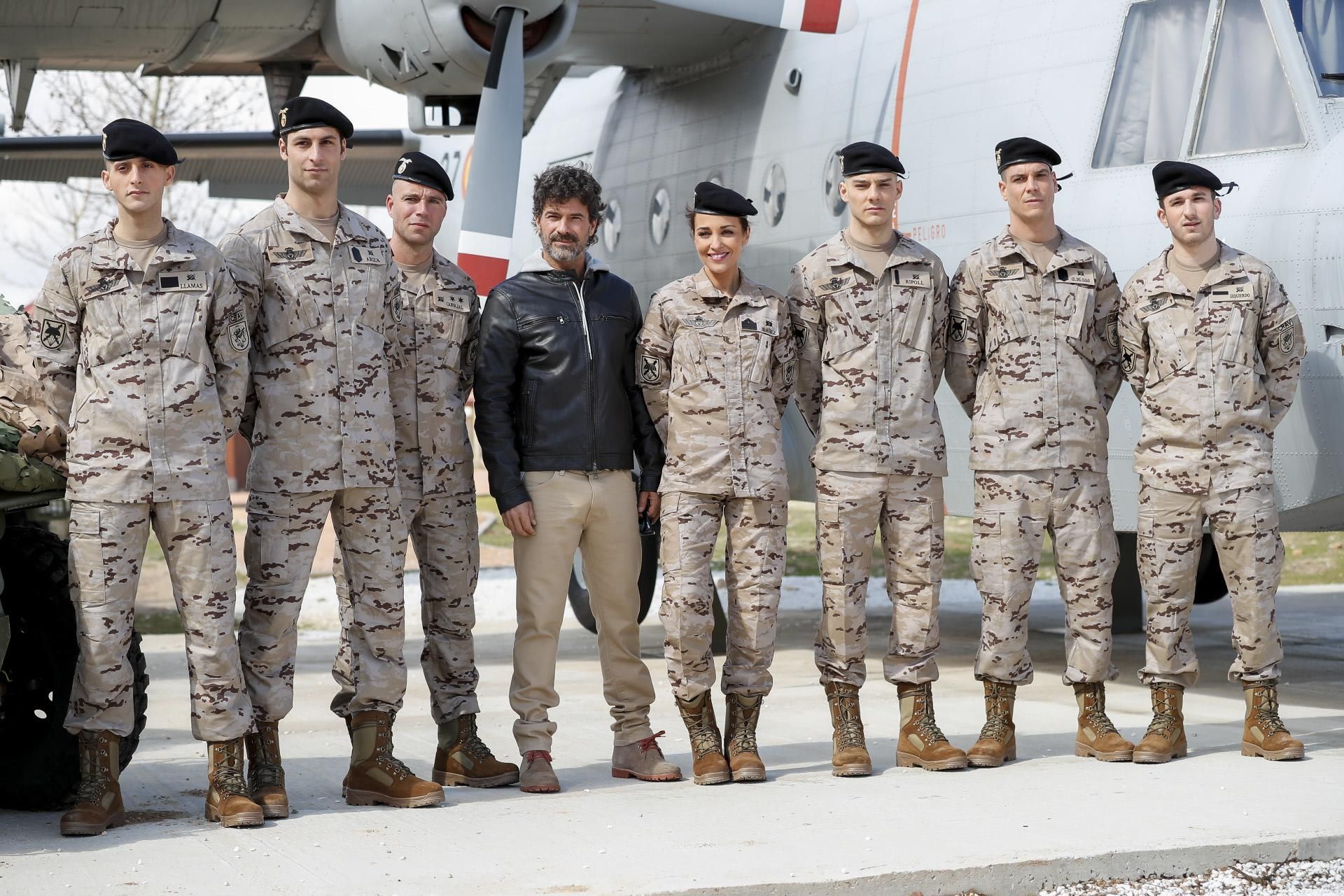 Fotogalería: los soldados de Los Nuestros 2 se ponen firmes en Telecinco