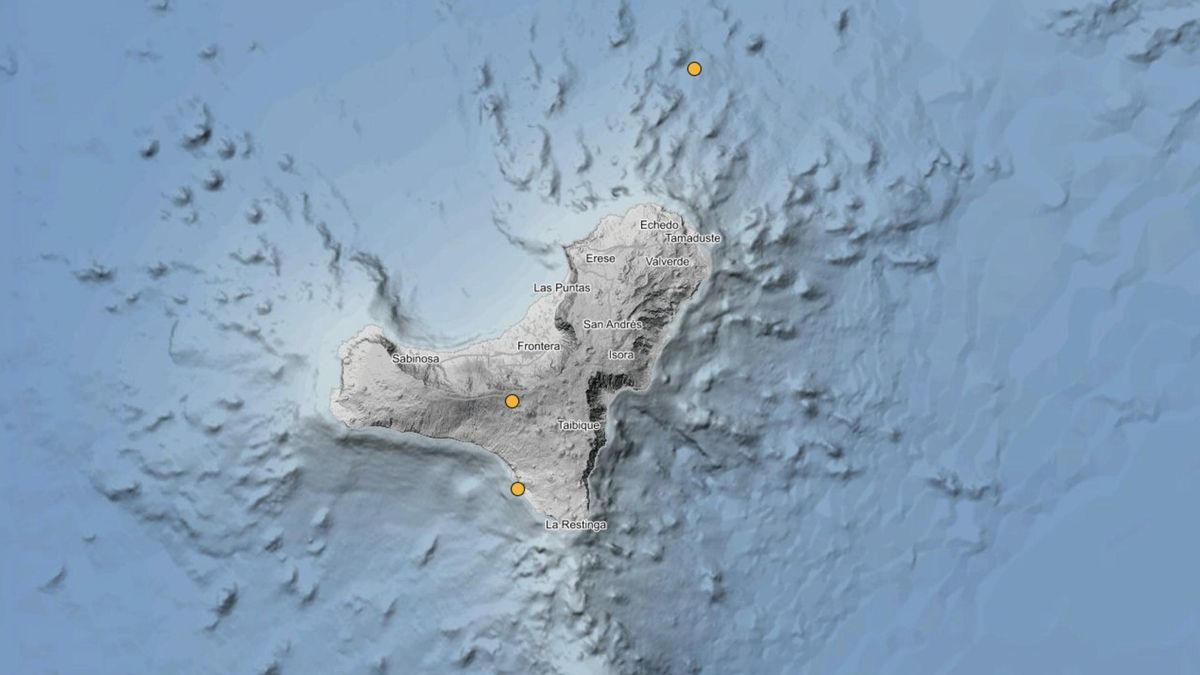Terremotos en El Hierro en las últimas horas.