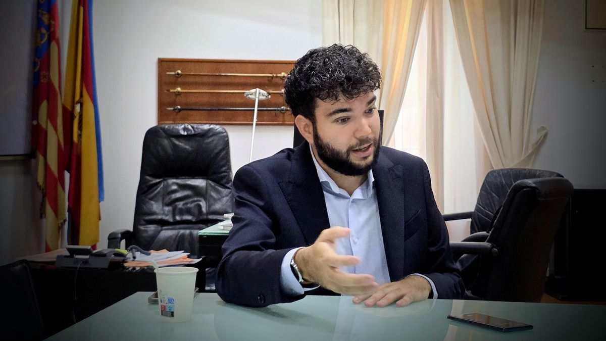 Álvaro Gonzalvo durant l'entrevista.