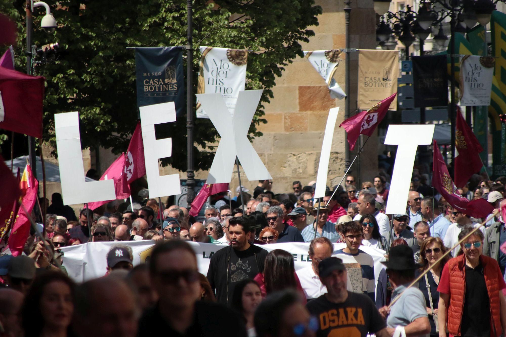 Cuarto Caminu a la Llibertá por el Lexit de León ante Castilla