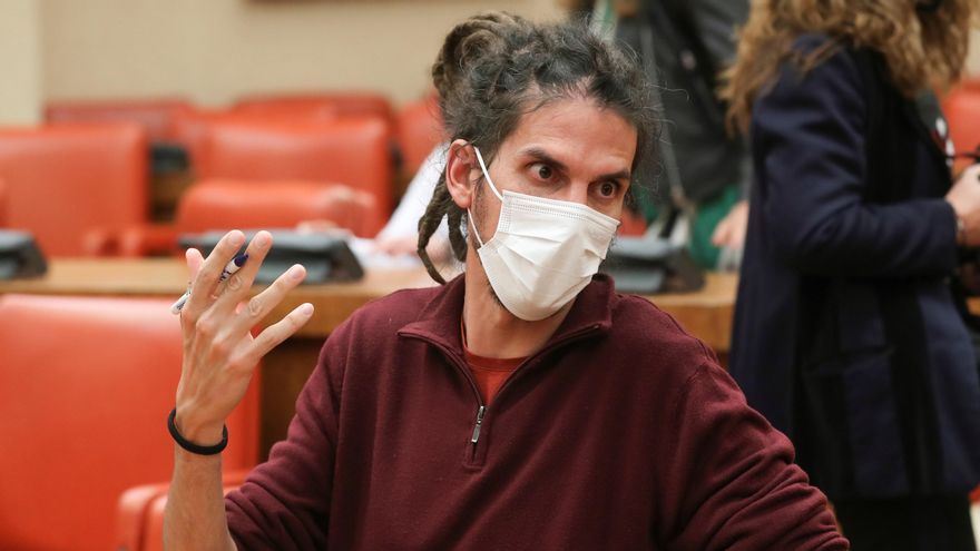 El diputado de Unidas Podemos, Alberto Rodríguez Rodríguez, en una imagen de archivo. EFE/ Kiko Huesca