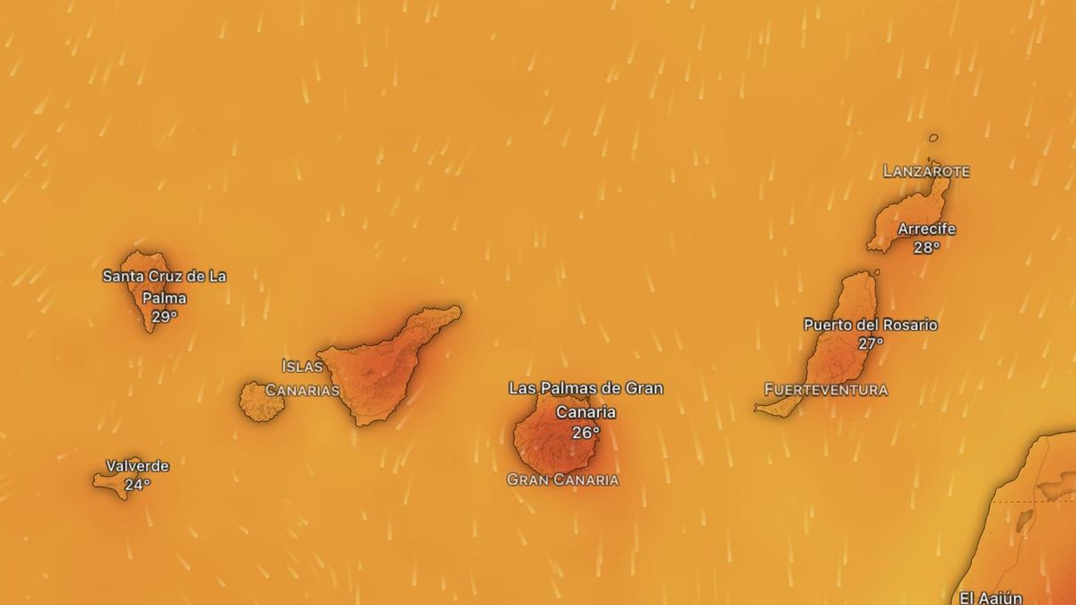 La Aemet eleva a rojo el aviso en Gran Canaria por temperaturas máximas este lunes