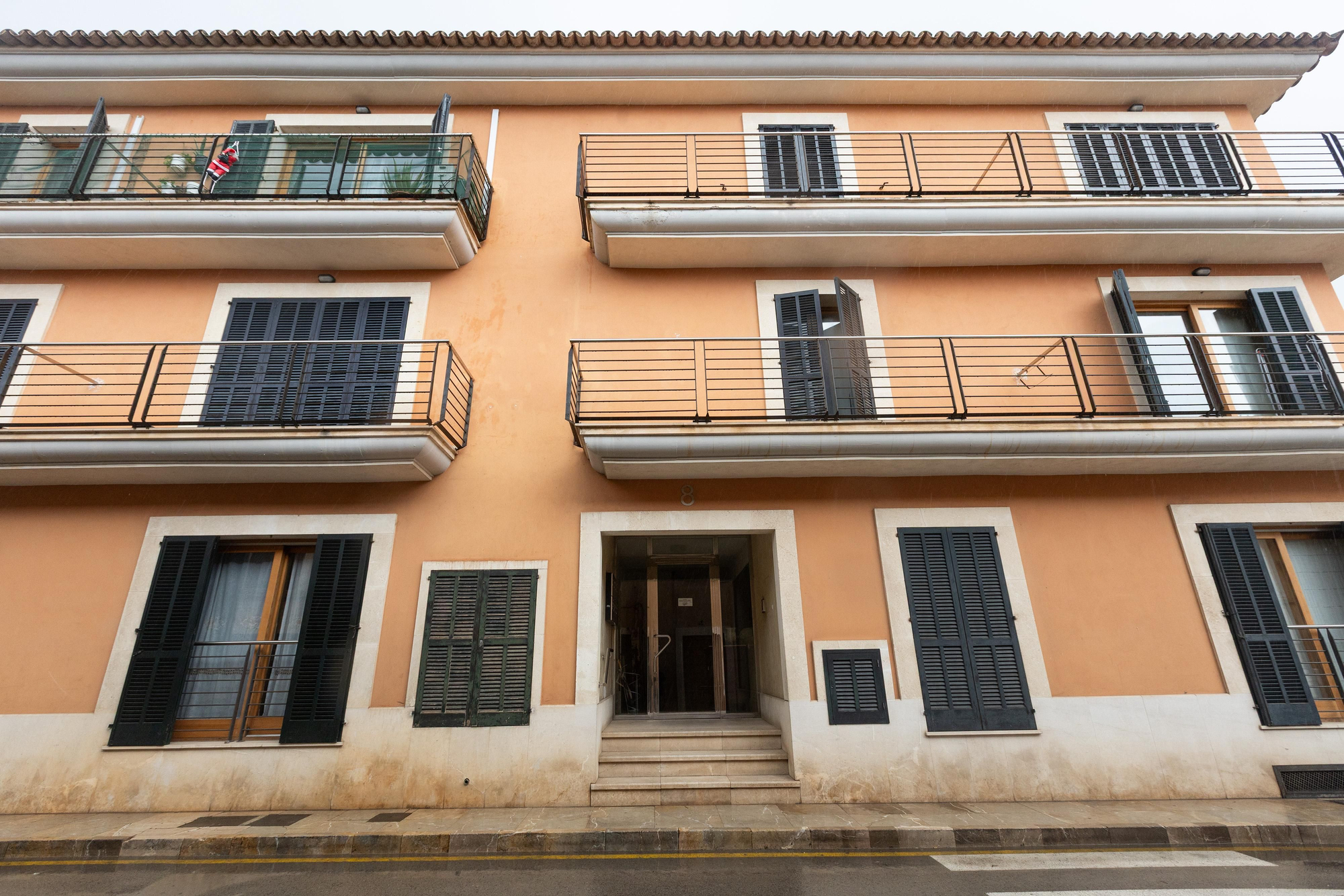 Uno de los laterales del edificio