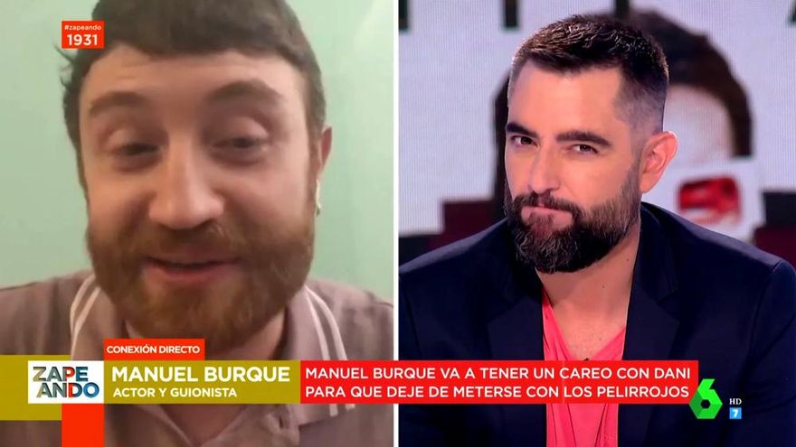 El 'rifirrafe' entre chistes de pelirrojos de Dani Mateo y Manuel Burque: "¿Por qué me echaron de 'El Intermedio'?"