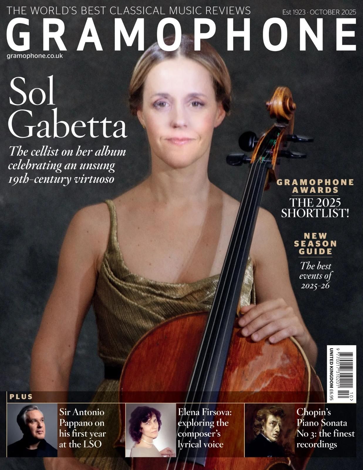 Tapa de la revista "Gramaphone"
