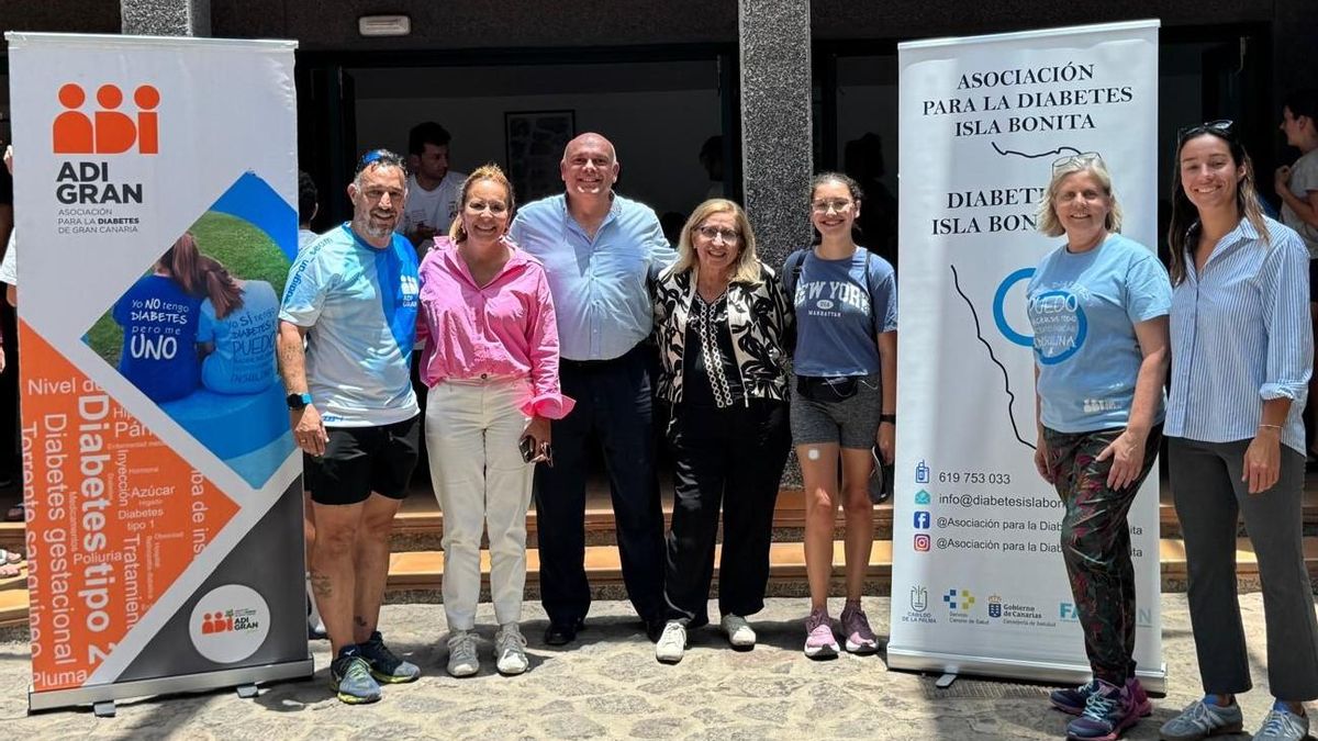 Sanidad colabora con la colonia de verano para menores con diabetes en La Palma.