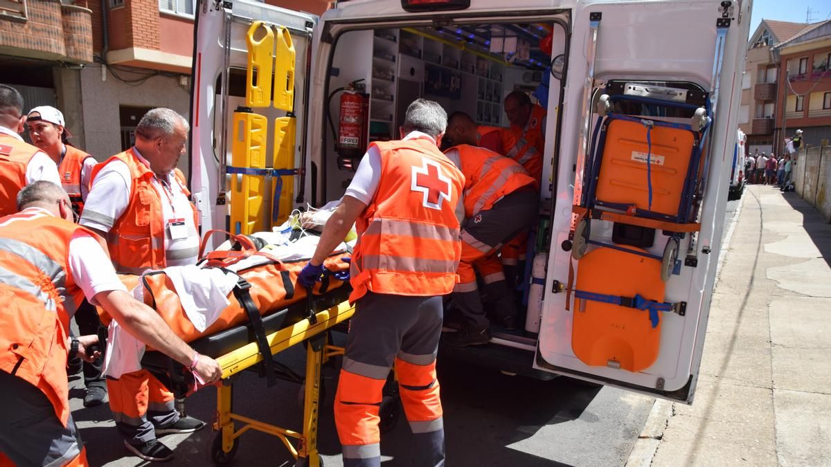 El Gran Premio de Motos La Bañeza se salda con 33 atenciones médicas y diez heridos en dos accidentes