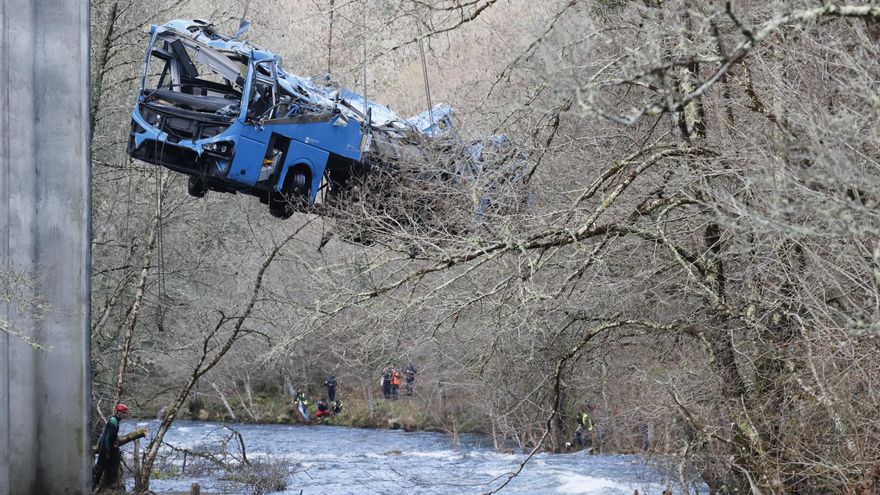 Drones, equipos láser, declaraciones y el análisis del autobús: claves para reconstruir el accidente del Lérez
