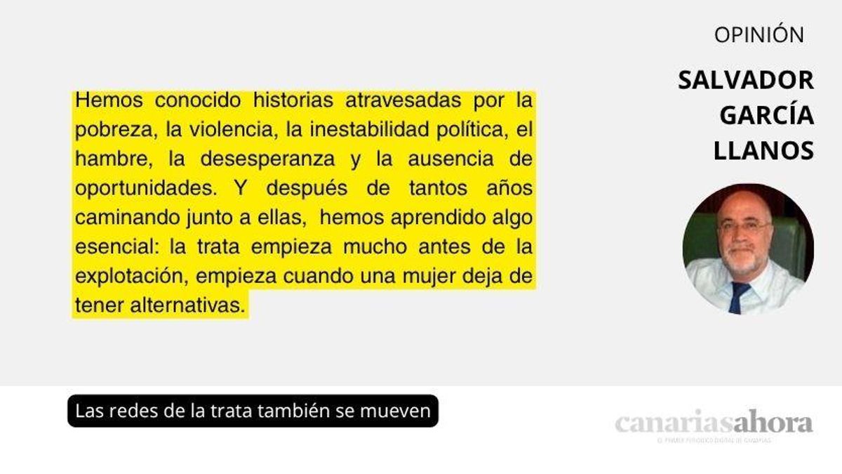 Las redes de la trata también se mueven
