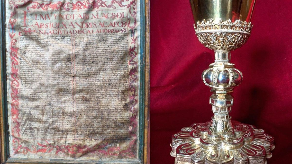 Aparece en Lagunilla de Jubera un pergamino que narra el milagro de San Andrés de Calahorra