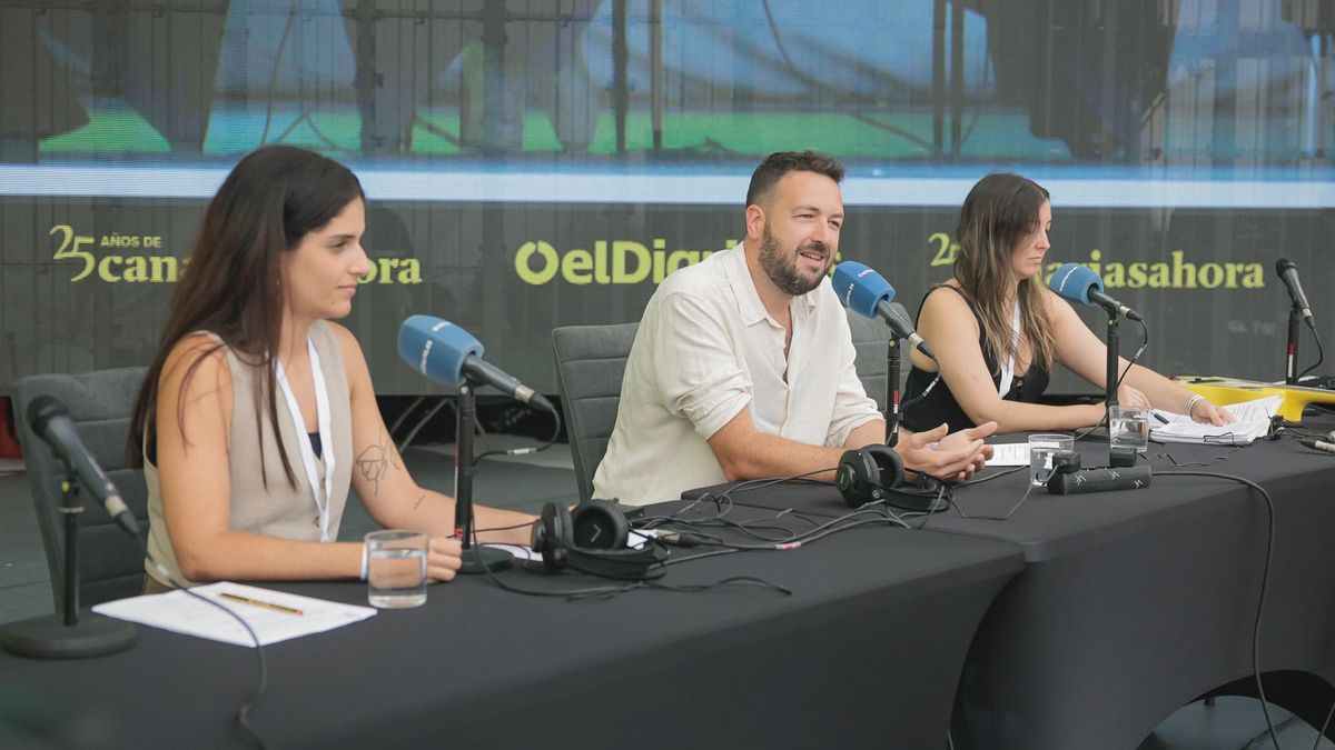Natalia G.Vargas, Jualu Sánchez y Gabriela Sánchez.