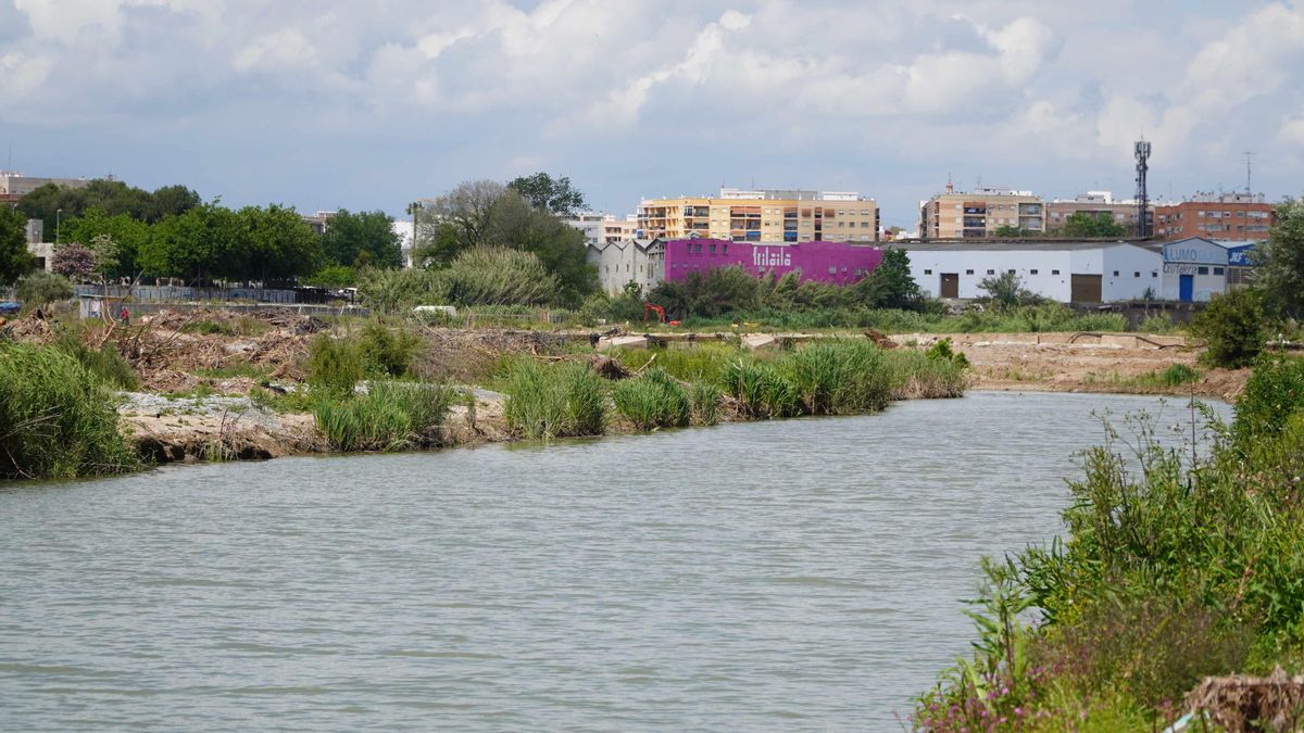 El río Tutira a su paso por Quart de Poblet.