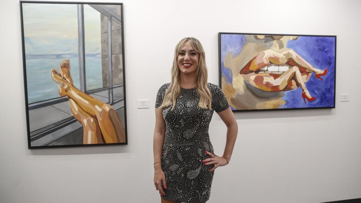 Inauguración de la exposición 'Los pasos del Pecado' de Mercedes Daza