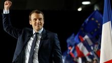 El candidato a la Presidencia de Francia Emmanuel Macron.