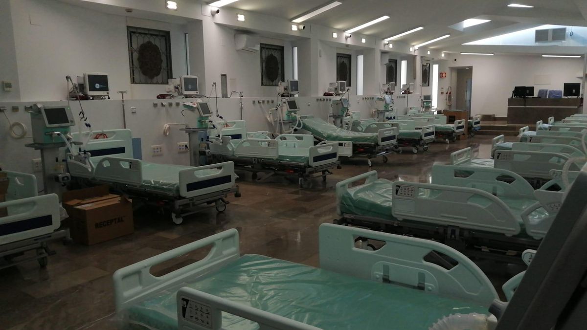 Capilla del Hospital Virgen de las Nieves, acondicionado como espacio UCI