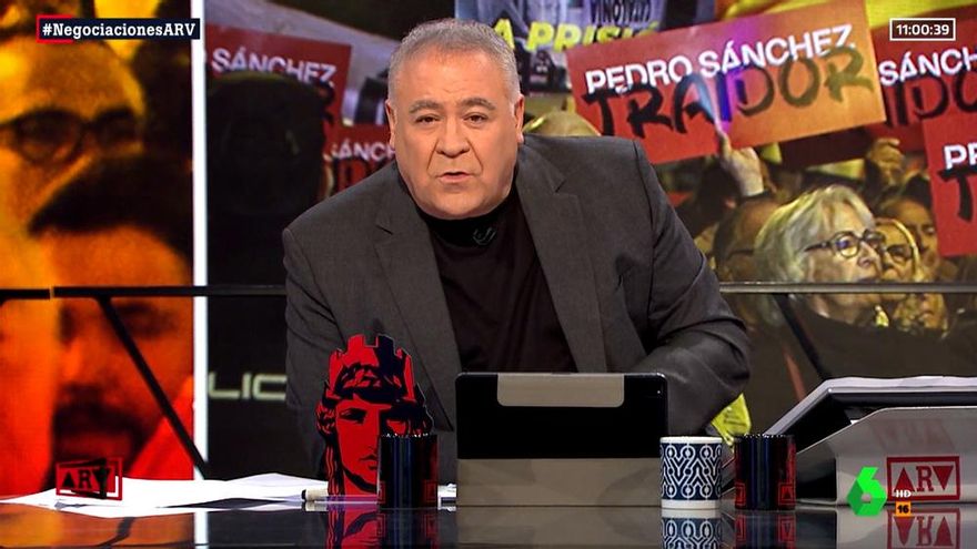 'Al rojo vivo' (14.1%) y 'El Intermedio' (8%) encabezan un martes de récords en laSexta en plenas protestas en Ferraz