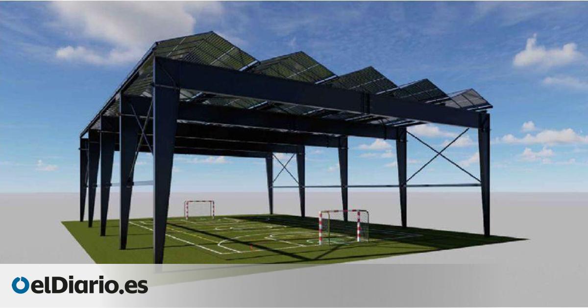 Una cubierta fotovoltaica protegerá al alumnado de un colegio de San Mateo del calor y la lluvia