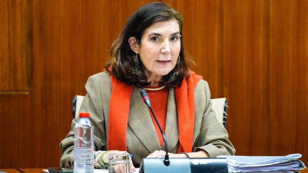 Rocío Blanco en el Parlamento.