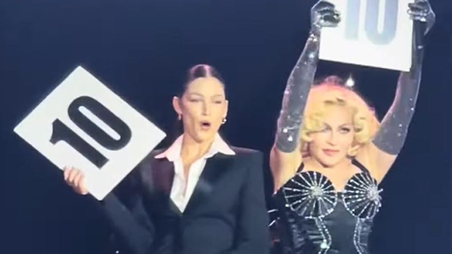 Madonna sorprendió en Barcelona al subir a Úrsula Corberó al escenario